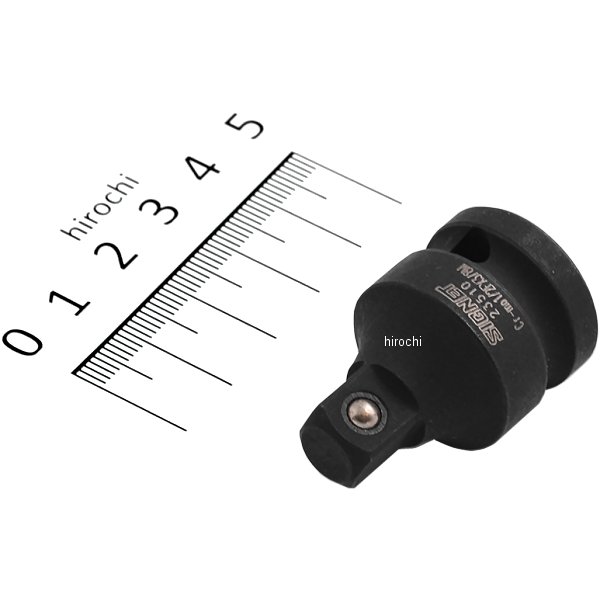 1/2 インパクトレンチ用アダプタ 1/2凹X3/8凸