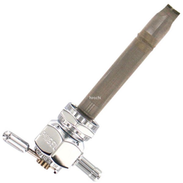 フューエルバルブ ペットコック 90°後方22mm六角 スムース