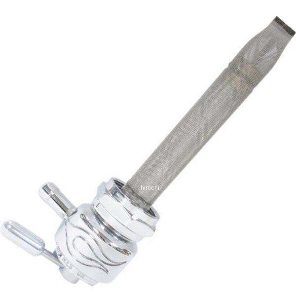 フューエルバルブ ペットコック 90°前方22mmラウンド フレーム