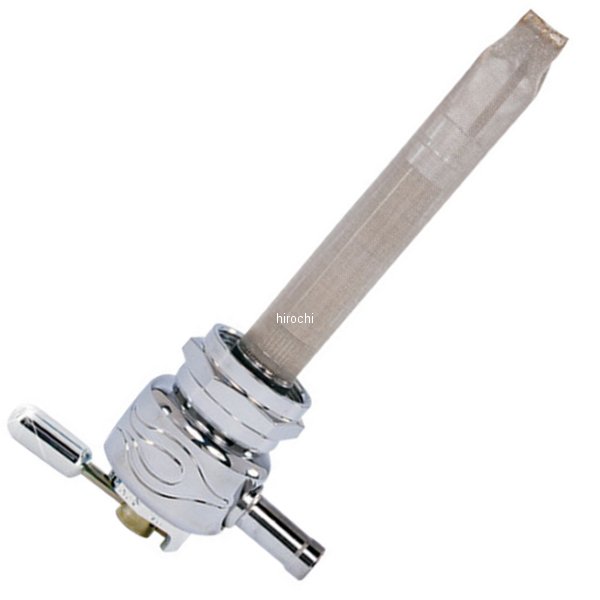 フューエルバルブ ペットコック 90°後方22mmラウンド フレーム