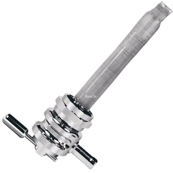 フューエルバルブ ペットコック 180°内側22mmラウンド ウェーブ