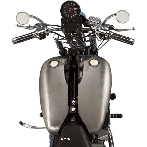 ガソリンタンク 5.2ガロン(19.7L) 2インチ延長 ツーピースフラットサイド