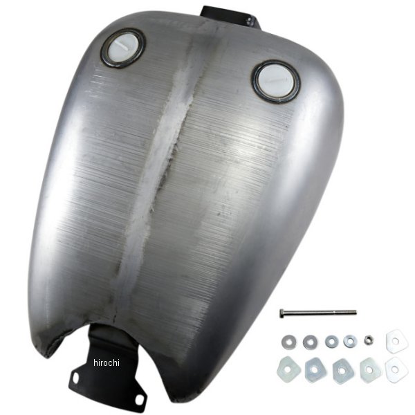 ガソリンタンク 4.2ガロン(15.9L) 2インチ延長 デュアルねじ込キャップ FXR