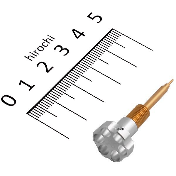 アルミ削り出しパイロットスクリュー シルバー KEIHIN PD22用