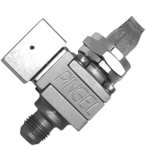 フューエル バルブ 22mm シングル 6AN クリアアルマイト