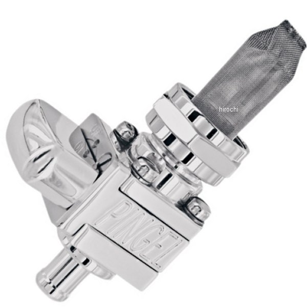 フューエル バルブ 22mm シングル 5/16" ポリッシュ