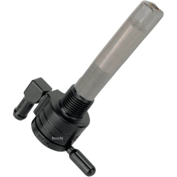 フューエル ペットコック 3/8インチ(9.5mm)NPT ダウン 黒