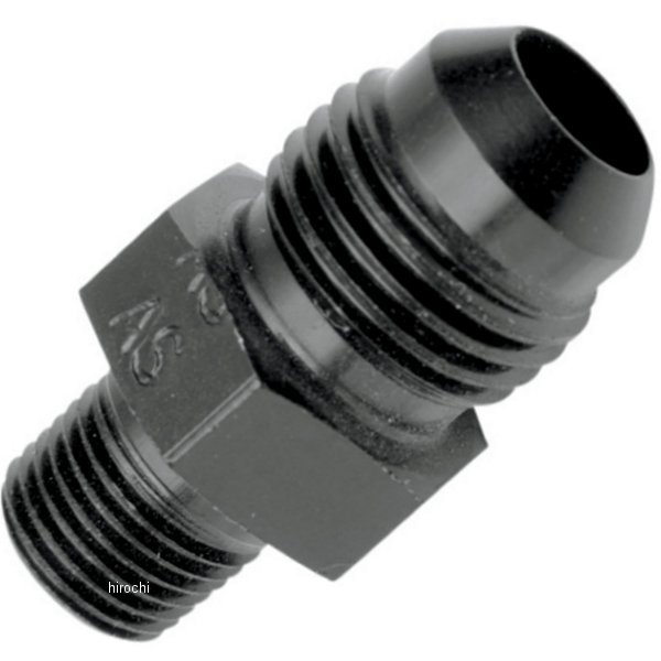 -6/ストレート 1/4インチ(6.4mm) NPT フィッティング 黒