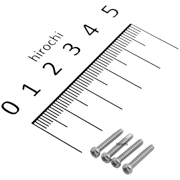 エアロLEDウインカー用補修部品 レンズビス 汎用 4個入り