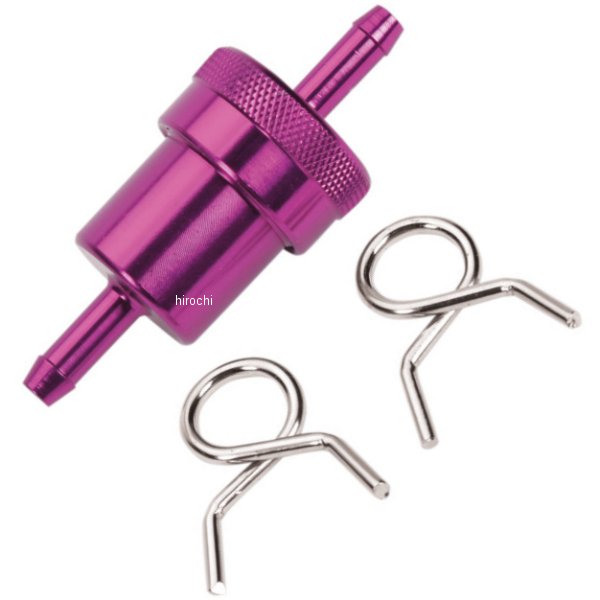 フューエル フィルター 1/4インチ(6.4mm) 紫