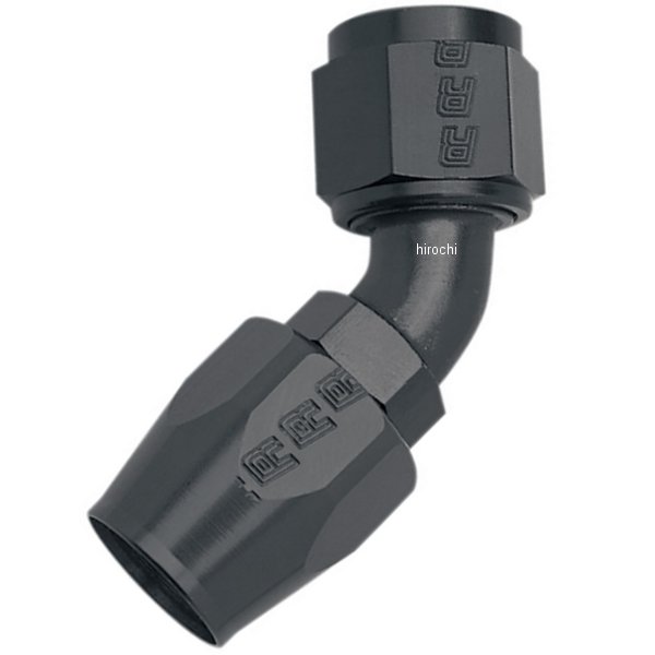 ホース エンド #6 45°黒