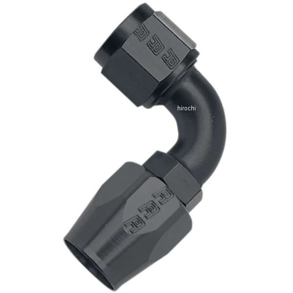 ホース エンド #6 90°黒