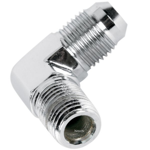 フィッティング オイル 90°1/4インチ(6.4mm) NPT アダプター