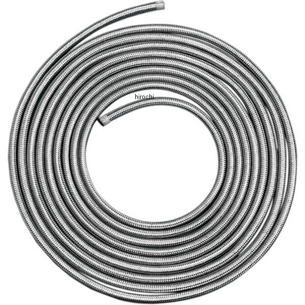 フューエル/オイル ステンレス編組ホース 5/16インチ(8mm) x 3フィート(0.9m)