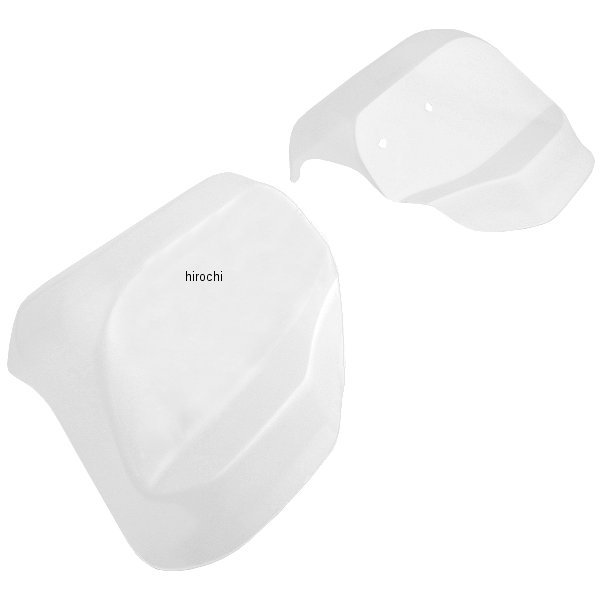 ナックルバイザー耐衝撃アクリル製クリア 左/右