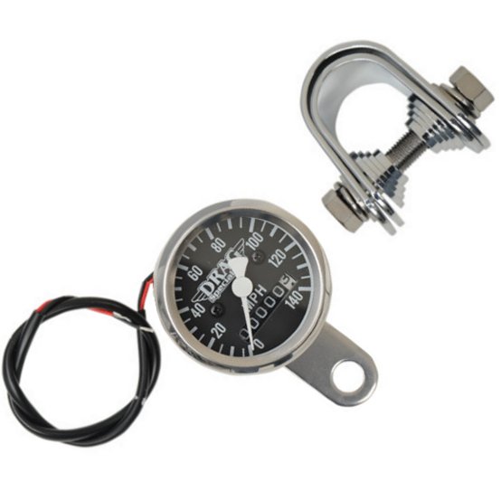 機械式スピードメーター(140MPH) 1-7/8インチ(48mm) 2240:60 黒