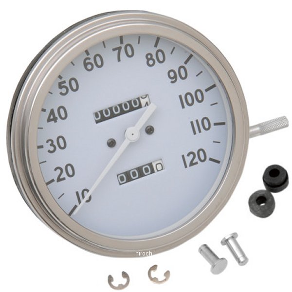 スピードメーター(120MPH) 2:1 36年-40年 フェイス 12mm