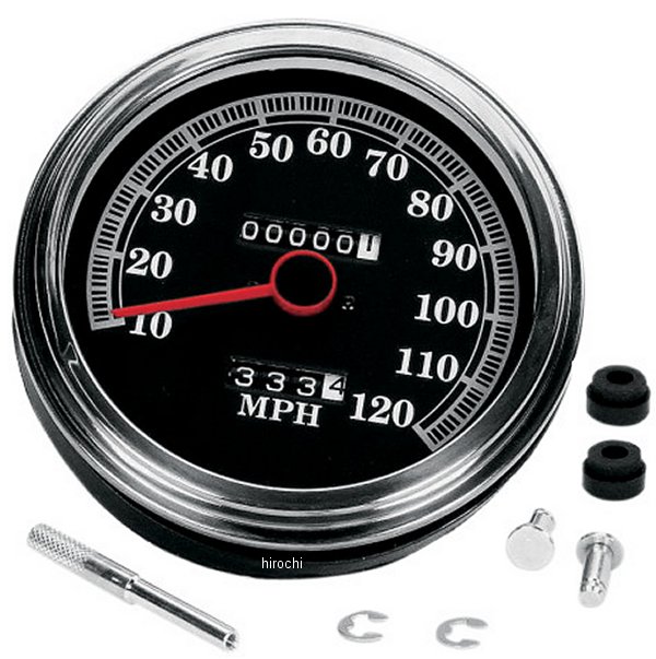 スピードメーター(120MPH) 2:1 89年-95年 フェイス 12mm
