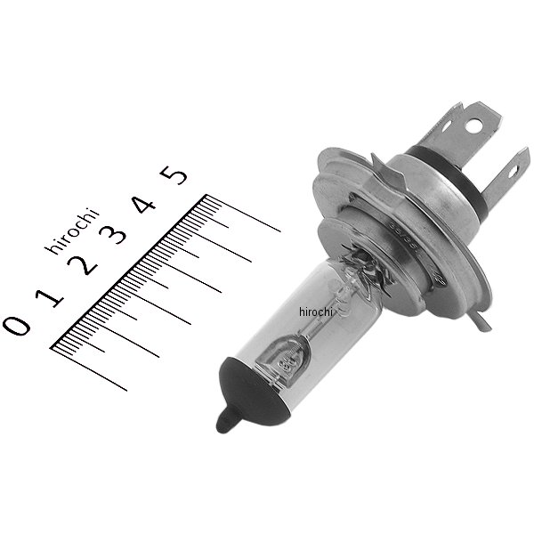 4.5インチべ-ツタイプヘッドライト H4バルブタイプ リペアパーツ用 H4バルブ 単品 クリア