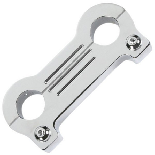 メーター取付アダプター 1インチ バー クローム