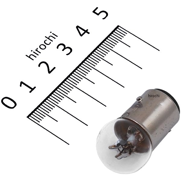 口金ダブル球 12V18/5W ウインカー/ポジション球 (クリアー) ○ (1個売り)