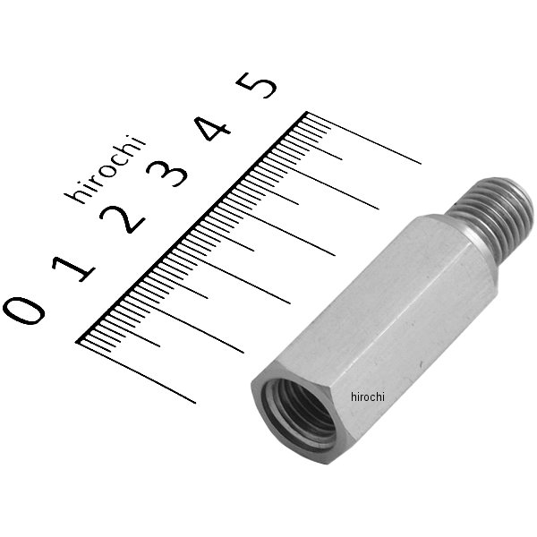 スリムステンレスLアダプター 10mm正ネジ→10mm正ネジ