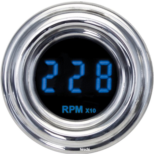 タコメーター 0-18,000rpm 4000ミニ レトロ 青