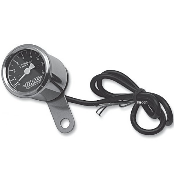 1.875インチ ミニ電子タコメーター 8000rpm 黒