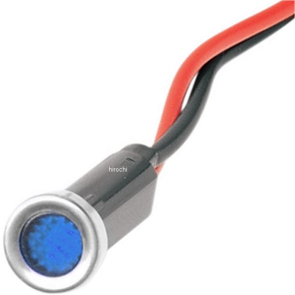 インジケータ ライト 青 ステンレスベゼル付き