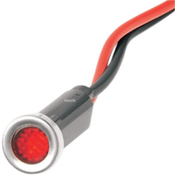 インジケータ ライト 赤 ステンレスベゼル付き