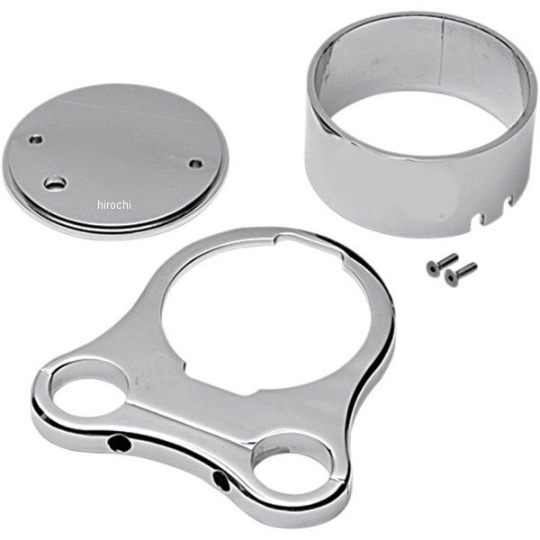 シングルメーターマウントキット 1.25ハンドルバー 95年以降 ハーレー クローム