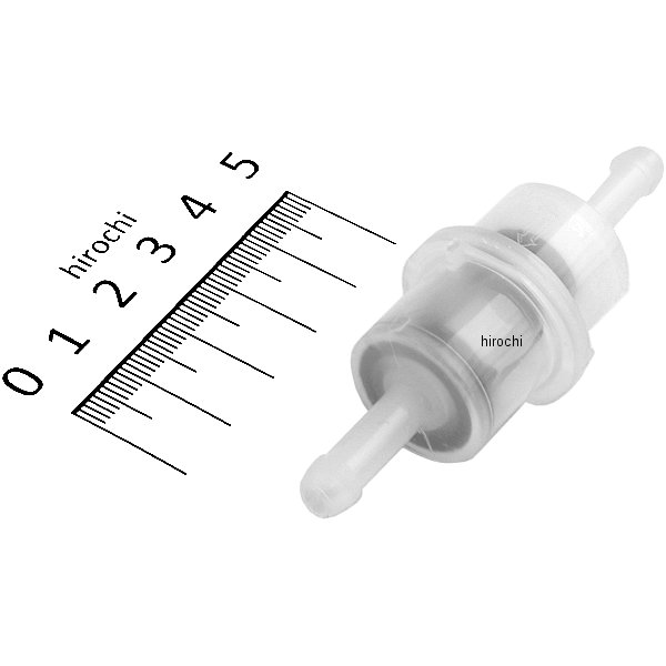 フューエルフィルター クリア 長さ79mm 5mm-6mmホース用