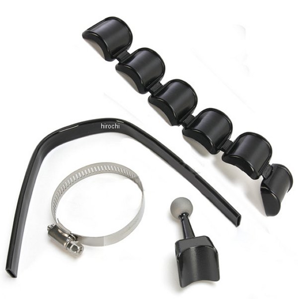 取り付け金具 汎用ボールマウント 7/8-2.25インチ 黒