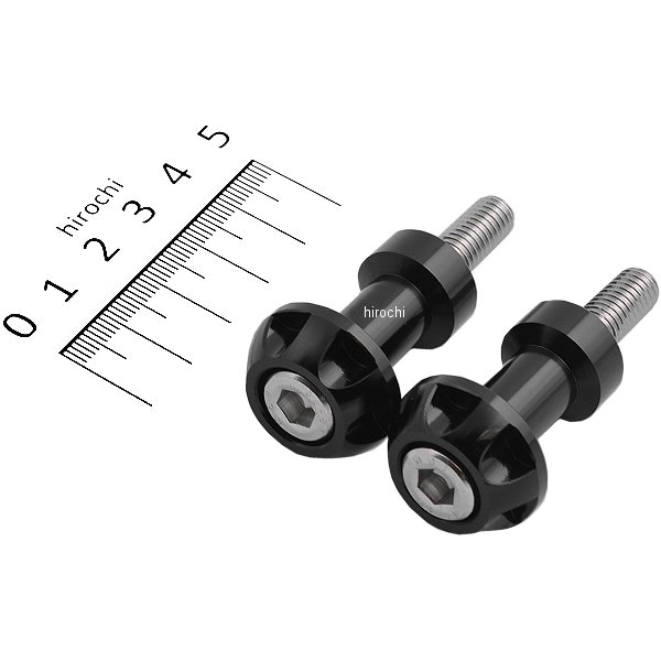 ロングネットアンカー NASAタイプ 8mm アルミ 2個入り 黒