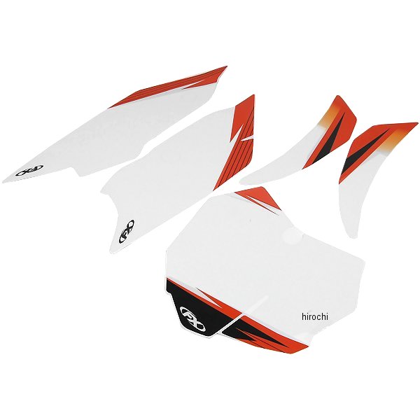 【セール特価】 ナンバー パッチプレート 13年 KTM 白