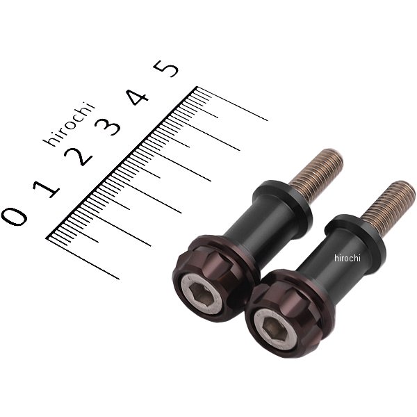 プレミアムゾーン ツーリングフック 汎用 M6 ブロンズ 2個