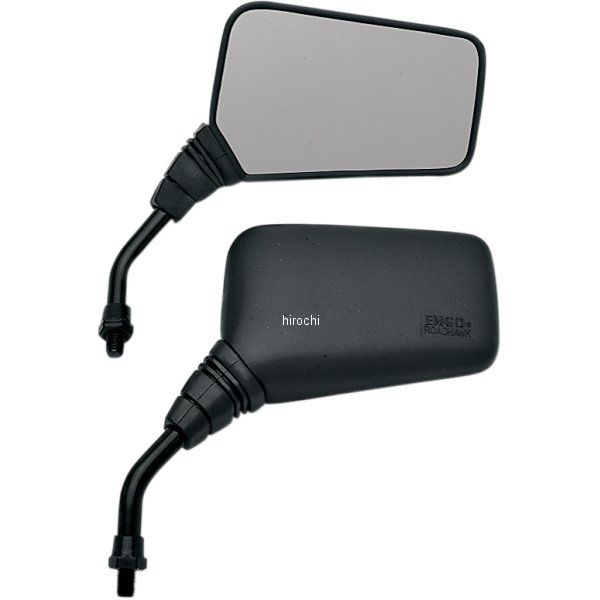 ミラー ロードホーク 黒 ショートステム(左右ペア)