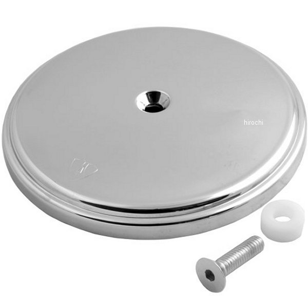 カバー エアクリーナー ビックサッカー ステージI用 スチール 無地 クローム