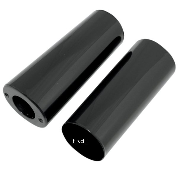 フォークスライダーカバー 80年-13年 FLT スムース 黒 +2インチ