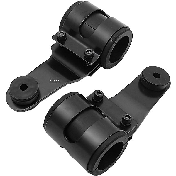 ヘッドライト 35mm ブラケット 黒