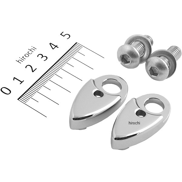 取付金具 ウインカーサイドレール 01年-10年 ソフテイル クローム