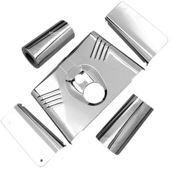 フォークティンズ 5ピース 86年以降 FLST クローム リブ 45964-86 67808-86 67816-86 67820-86