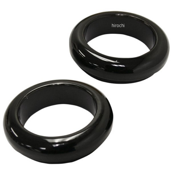 フォークダストカバー 39mm 黒(つや有り)