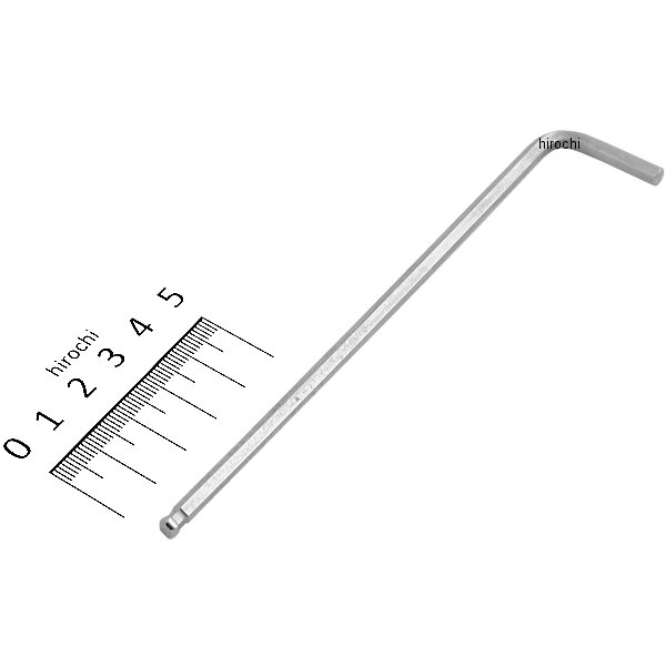 HLD250-5/32  京都機械工具 ハイグレードボールポイントL形ロング6角棒レンチ 5/32インチ