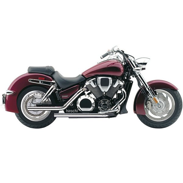 フルエキゾースト ドラッグスター ストレートカット 02年-08年 VTX1800N、R、S、T クローム