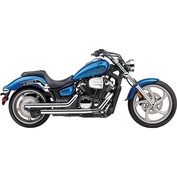 フルエキゾースト ドラッグスター ストレートカット 11年-16年 XVS1300C ストライカー クローム