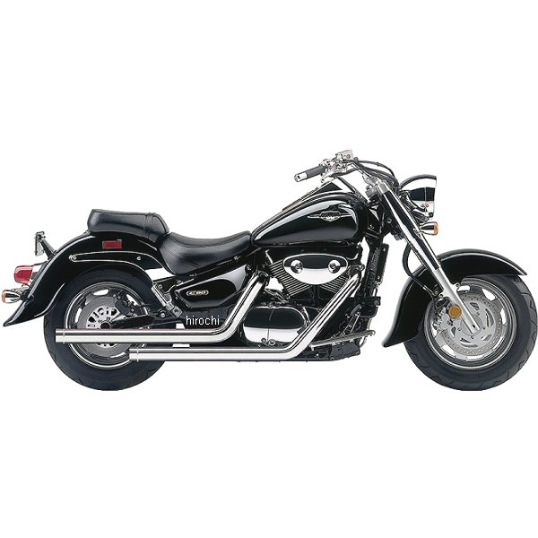 フルエキゾースト ドラッグスター ストレートカット 05年-09年 VL1500 ブルバードC90 クローム