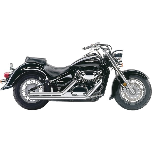 フルエキゾースト ストリートロッド ストレートカット 09年-14年 ブルバード800 クローム