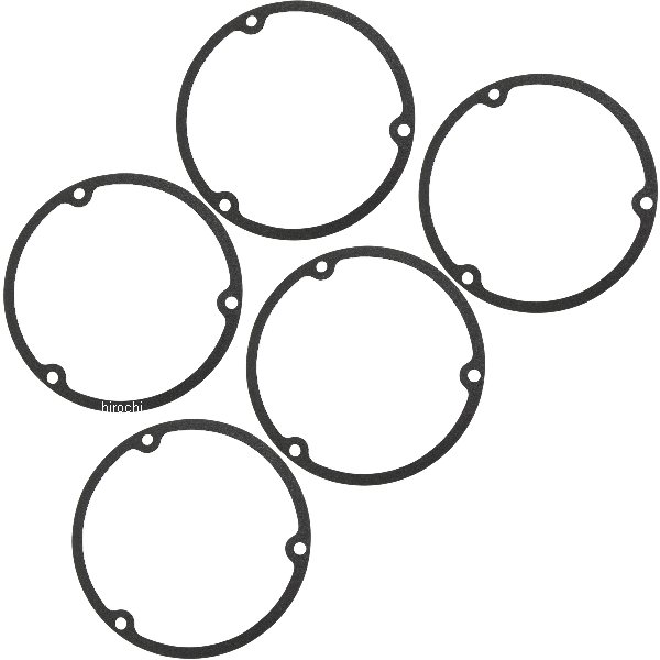 ダービーカバー ガスケット 3穴 1.52mm 69年-98年 Big Twin アルミ (5個入り)