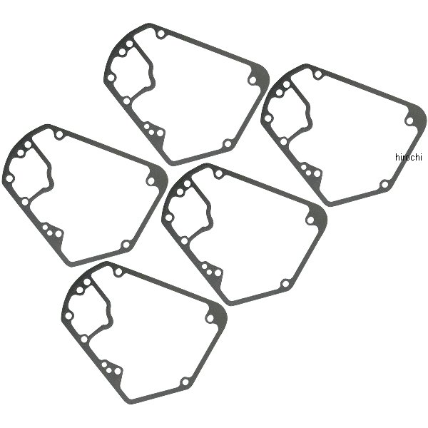 カムカバーガスケット 0.79 mm 70年-92年 Big Twin 高密度ファイバー (5個入り)